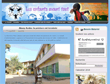 Tablet Screenshot of lesenfantsavanttout.net